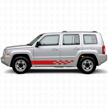 Schachbrett-Streifen Seiten-Vinylaufkleber für Jeep Patriot 2007-2017_3