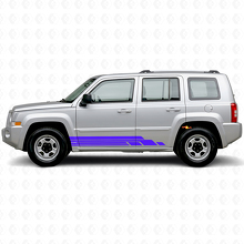 Gebogene Streifen Seiten-Vinylaufkleber-Set für Jeep Patriot 2007-2017_2