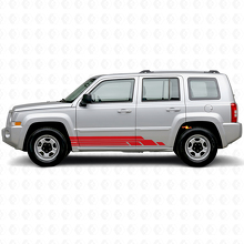 Gebogene Streifen Seiten-Vinylaufkleber-Set für Jeep Patriot 2007-2017_3
