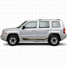 Curved Lines Schweller Vinyl-Aufkleber für Jeep Patriot 2007-2017_2