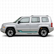 Vintage-Stil Seitenstreifen Vinyl-Aufkleber für Jeep Patriot 2007-2017_2