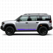 Schachbrettmuster Gebogene Seitenstreifen Vinylaufkleber für Jeep Recon 2026+_2