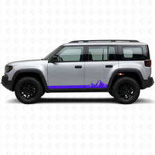 Mountains Dünne Streifen Seiten-Vinylaufkleber für Jeep Recon 2026+_2