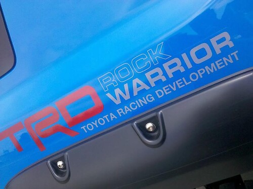 TRD Rock Warrior Seitenverkleidungs-Aufkleber aus Vinyl für Toyota Tundra