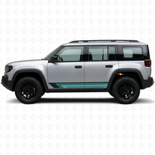 Vintage gerade Streifen Seiten-Vinylaufkleber für Jeep Recon 2026+_2