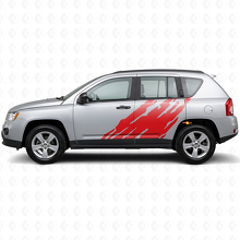 Schlamm-Spritz-Grafik Seiten-Vinylaufkleber für Jeep Compass 2007-2016_3