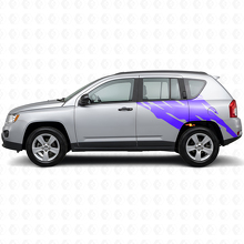Schlammspritzgrafik Heckseiten-Vinylaufkleber für Jeep Compass 2007-2016_2