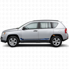 Racing Style Seitenstreifen Vinyl-Aufkleber für Jeep Compass 2007-2016_2