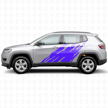 Schlamm-Spritz-Grafik Seiten-Vinyl-Aufkleber für Jeep Compass 2016+_2