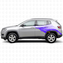 Schlammspritz-Grafik Heckseiten-Vinylaufkleber für Jeep Compass 2016+_2