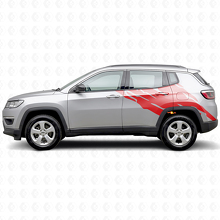 Schlammspritz-Grafik Heckseiten-Vinylaufkleber für Jeep Compass 2016+_3