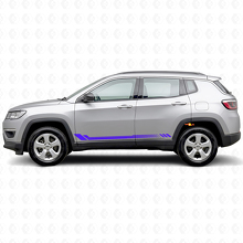Wabenstreifen Seiten-Vinylaufkleber für Jeep Compass 2016+_2