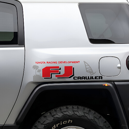 FJ Crawler Seiten Vinyl Aufkleber Paar für Toyota FJ Cruiser