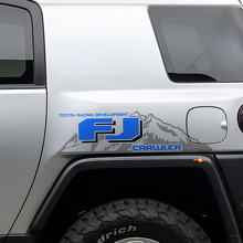 TRD-Stil FJ Crawler Mountain Side Vinyl-Aufkleberpaar für Toyota FJ Cruiser_2