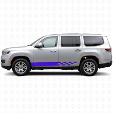 Carré-Streifen Seitenaufkleber aus Vinyl für Jeep Wagoneer 2022+_2