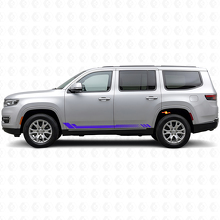 Wabenstreifen Seiten-Vinylaufkleber für Jeep Wagoneer 2022+_2