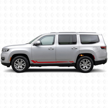 Wabenstreifen Seiten-Vinylaufkleber für Jeep Wagoneer 2022+_3