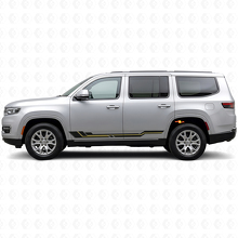 Vinyl-Aufkleber mit geschwungenen Linien für den Schweller des Jeep Wagoneer 2022+_2