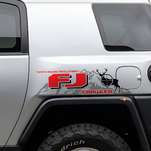FJ Crawler Mountain Deer Seitenaufkleber-Set für Toyota FJ Cruiser