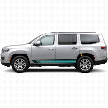 Vintage Streifen Seiten-Vinylaufkleber für Jeep Wagoneer 2022+_2