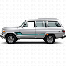 Vintage-Stil Seitenstreifen Vinylaufkleber für Jeep Wagoneer 1963-1991_2