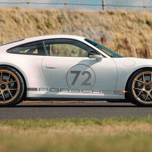 72 Racing Style Seiten-Vinylaufkleber für Porsche 911 GT3_2