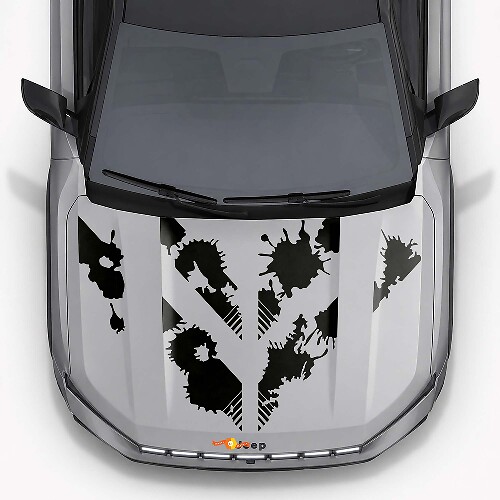 Schlamm-Spritzschutz-Style Motorhauben-Vinylaufkleber für Jeep Compass 2026_1