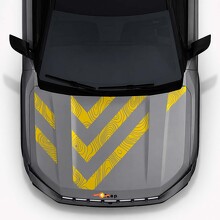 Topographischer Stil Motorhaubenstreifen Vinyl-Aufkleber für Jeep Compass 2026_2