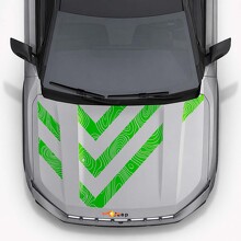 Topographischer Stil Motorhaubenstreifen Vinyl-Aufkleber für Jeep Compass 2026_3