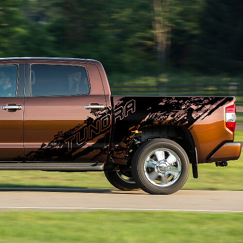 Schlamm-Spritzertyp Seiten- Vinylaufkleber für Toyota Tundra_1
