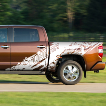 Schlamm-Spritzertyp Seiten- Vinylaufkleber für Toyota Tundra_2