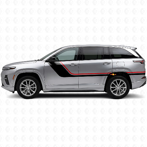 Twin Stripes Seitenaufkleber für Jeep Wagoneer S 2024+_1