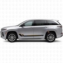 Zwillingsstreifen Kotflügel Vinyl-Aufkleber für Jeep Wagoneer S 2024+_2