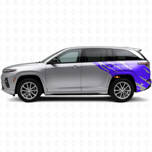 Schlammspritz-Grafik Aufkleber für die hintere Seite des Jeep Wagoneer S 2024+_2