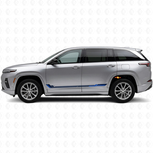 Racing Style Seitliche Streifen Vinyl-Aufkleber für Jeep Wagoneer S 2024+_2