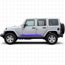Topografische Streifen Seiten-Vinylaufkleber für Jeep Wrangler JK 2007-2018_2