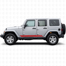 Topografische Streifen Seiten-Vinylaufkleber für Jeep Wrangler JK 2007-2018_3