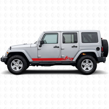 Mountains Style Streifen Seitenvinylaufkleber für Jeep Wrangler JK 2007-2018_3