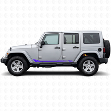 Honeycomb-Streifen Seiten Vinyl-Aufkleber für Jeep Wrangler JK 2007-2018_2