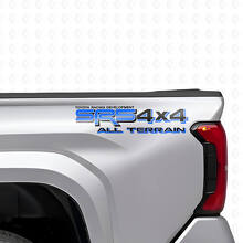 SR5 4x4 All Terrain Vinyl-Aufkleberset für Pritschenbordseiten von Toyota Trucks_2