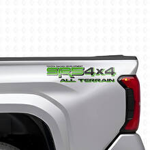 SR5 4x4 All Terrain Vinyl-Aufkleberset für Pritschenbordseiten von Toyota Trucks_3