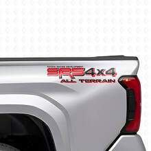 SR5 4x4 All Terrain Vinyl-Aufkleberset für Pritschenbordseiten von Toyota Trucks_4