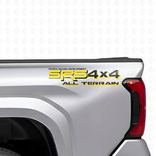 SR5 4x4 All Terrain Vinyl-Aufkleberset für Pritschenbordseiten von Toyota Trucks_5