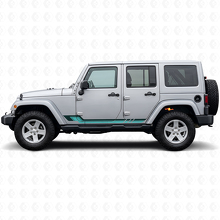 Vintage-Stil Seitenstreifen Vinylaufkleber für Jeep Wrangler JK 2007-2018_2