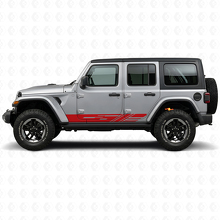 Dekorative Seitenstreifen Vinyl-Aufkleber für Jeep Wrangler JL 2018+_3