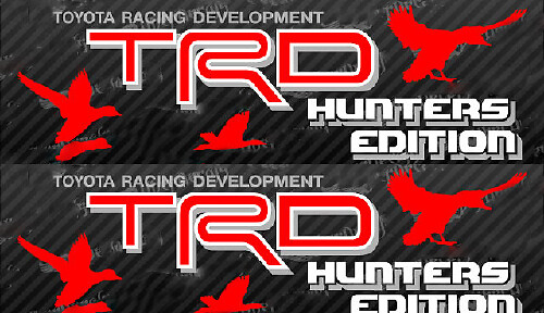 TRD Hunters Edition Seiten-Vinylaufkleber für Toyota FJ Cruiser