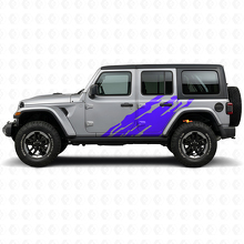 Schlammspritz-Grafik Seiten-Vinylaufkleber für Jeep Wrangler JL 2018+_2