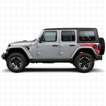 Schlammspritz-Grafik Heckseiten-Vinylaufkleber für Jeep Wrangler JL 2018+_3