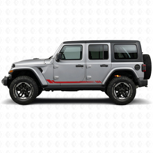 Honeycomb-Streifen Seitenaufkleber für Jeep Wrangler JL 2018+_3