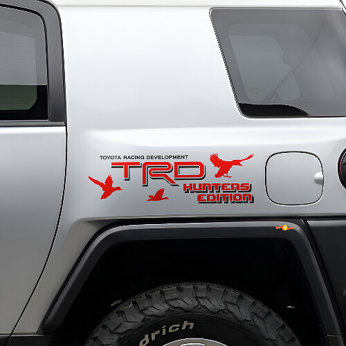 TRD Hunters Edition Seiten Vinyl Aufkleber Satz für Toyota FJ Cruiser